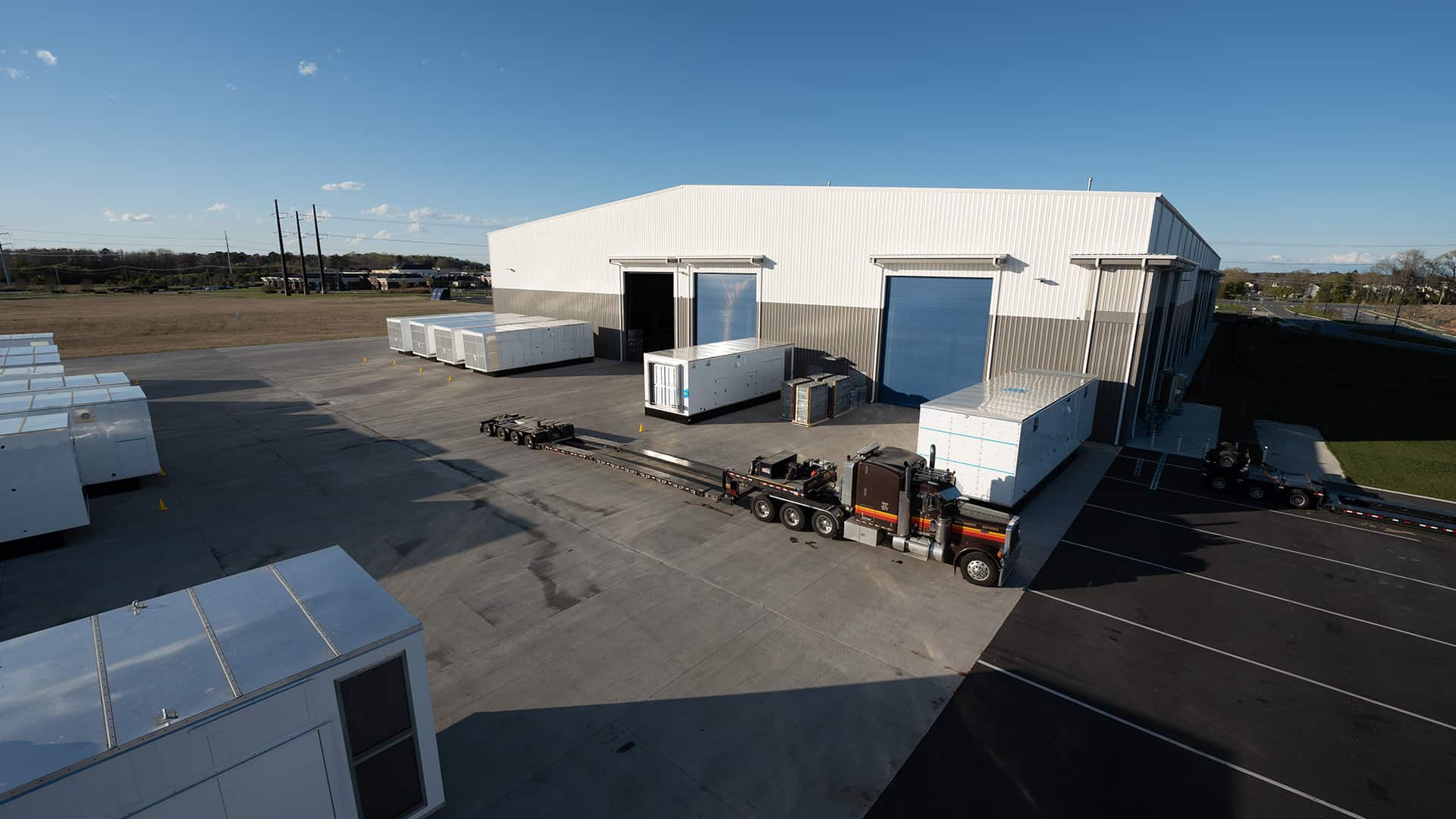 exterior of Acoustical Sheetmetal Company Hudome Way manufacturing facility
