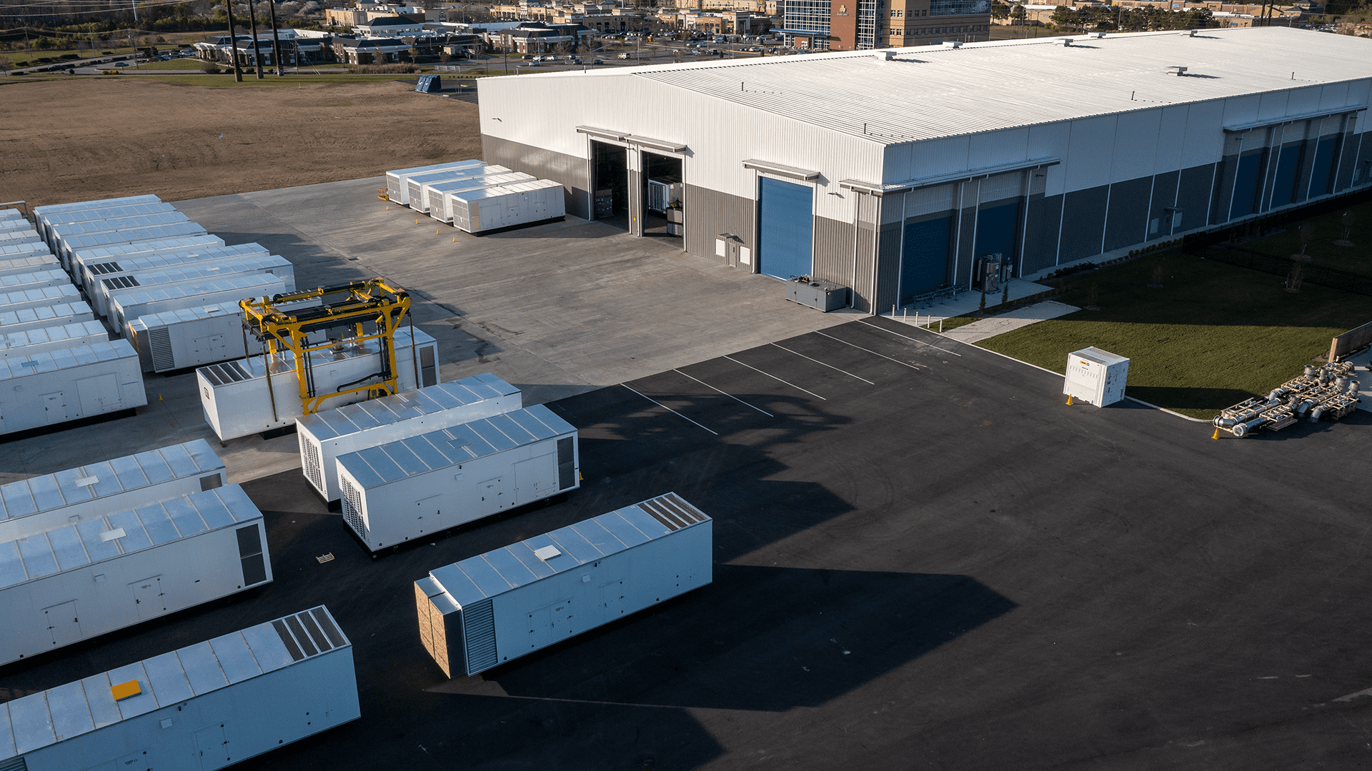 exterior wide shot of Acoustical Sheetmetal Company Hudome Way