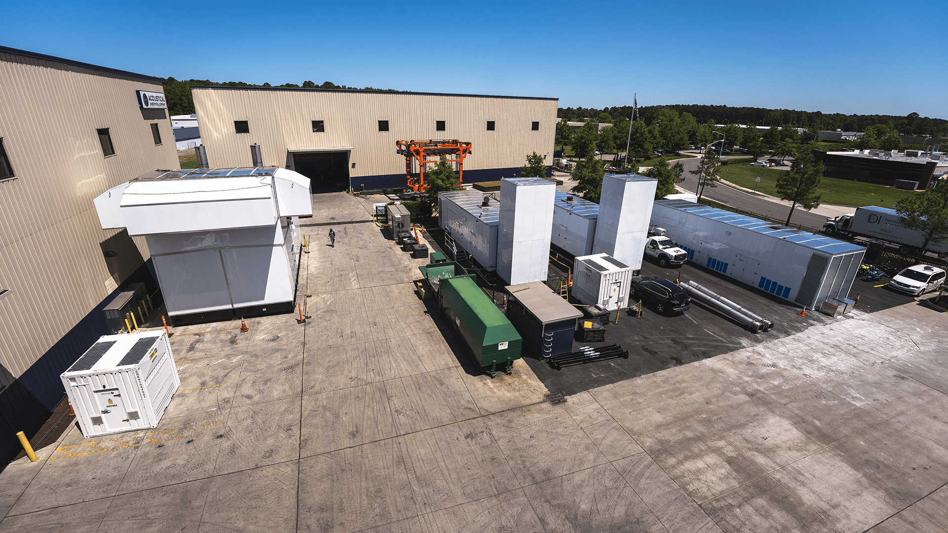 exterior shot of Acoustical Sheetmetal Company Production Road facility