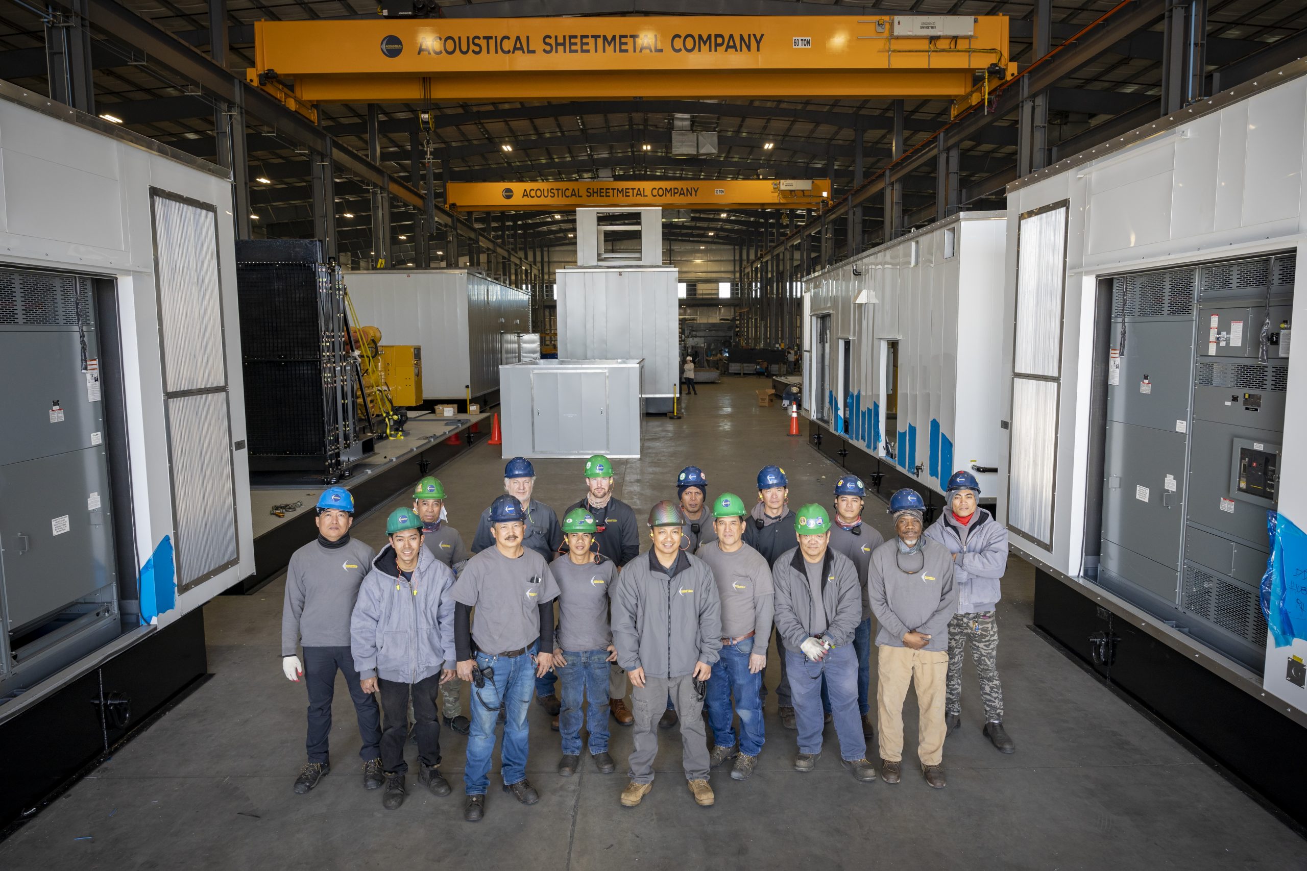 Hudome Way manufacturing leadership team Acoustical Sheetmetal Company