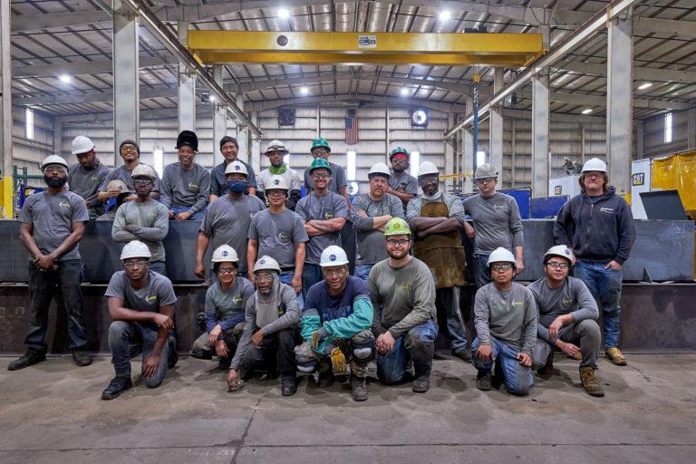 tank welders team Acoustical Sheetmetal Company