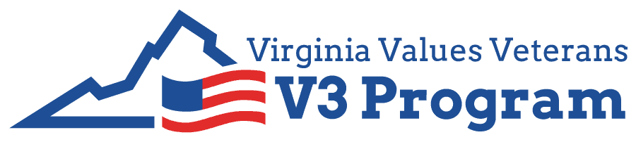 Virginia Values Veterans (V3 Program) Logo